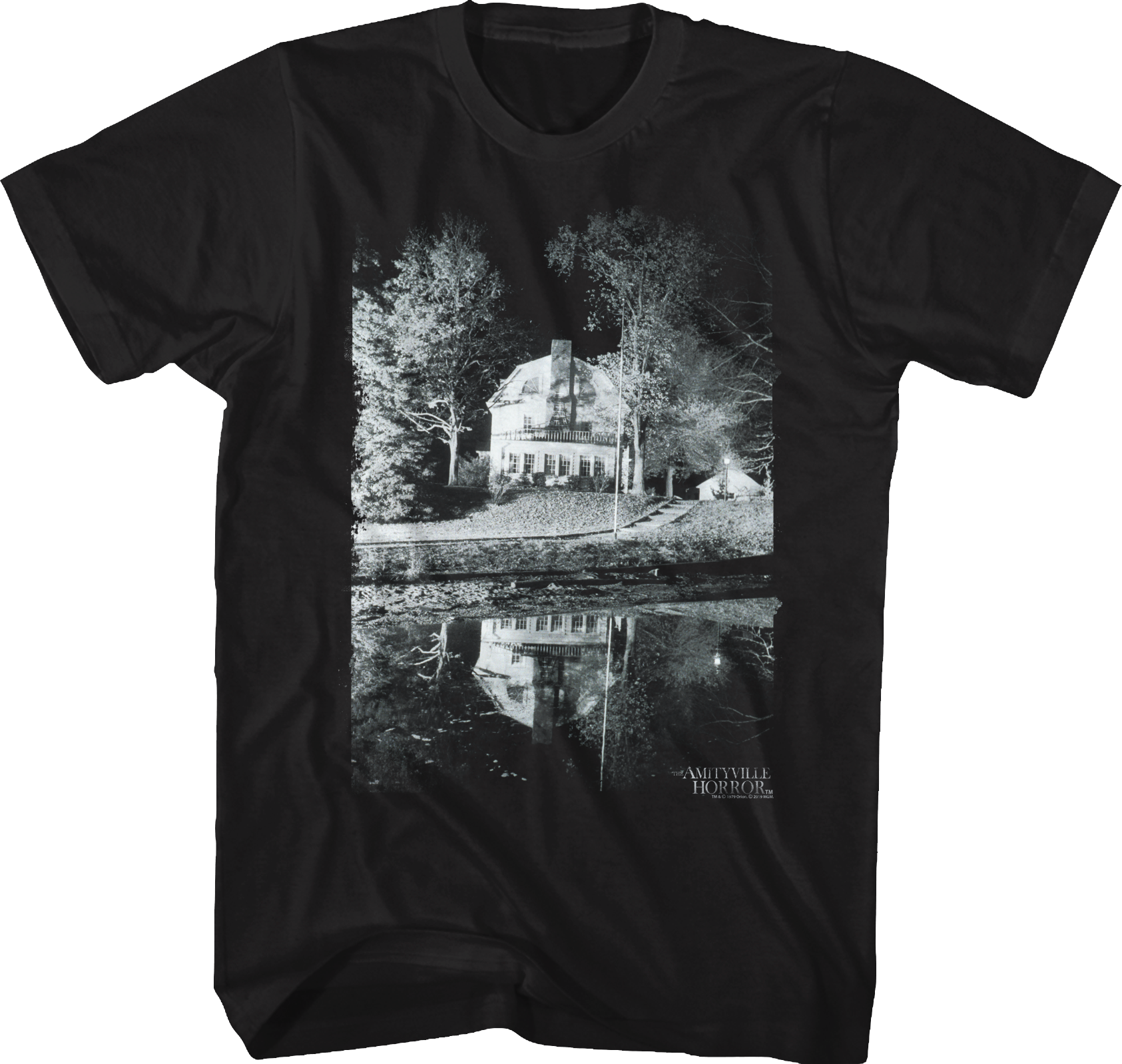 Black and White Amityville Horror T-Shirt Hoodie, Sweatshirt | CiraTrend.com (Image 1)