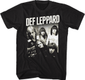 Black and White Band Photo Def Leppard T-Shirt Hoodie, Sweatshirt | CiraTrend.com (Image 1)