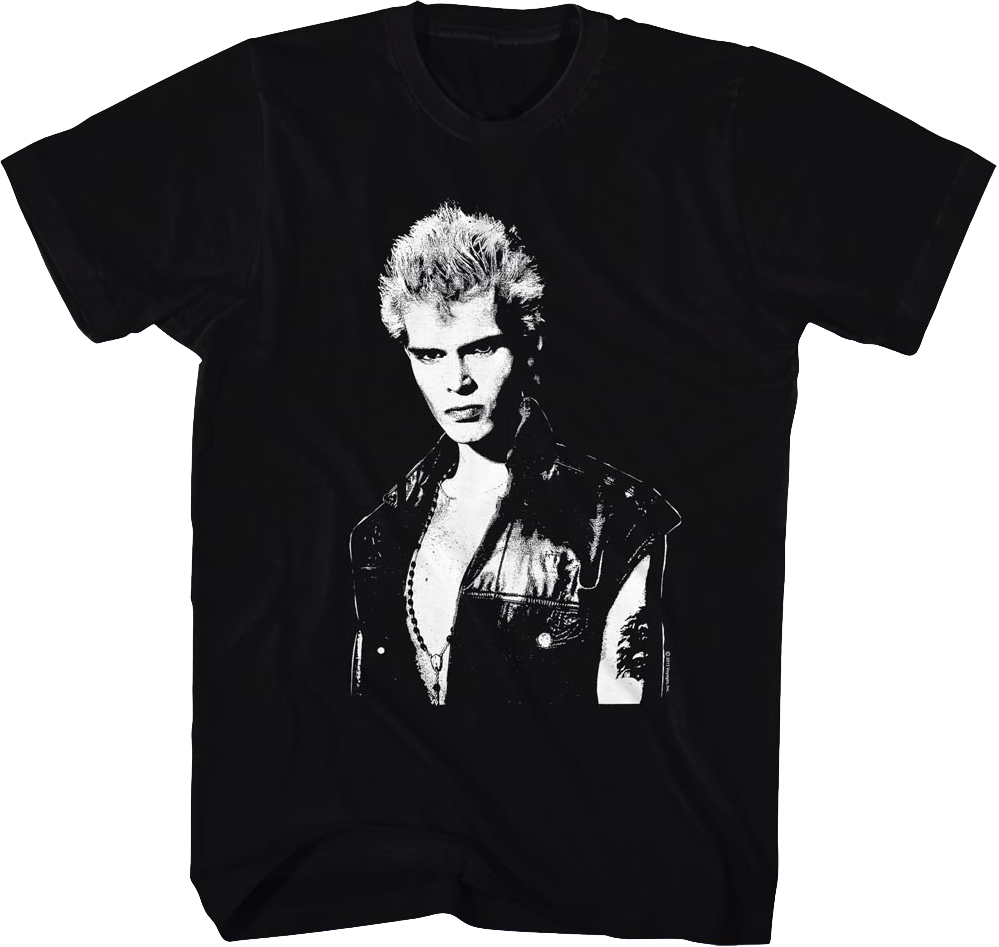 Black and White Billy Idol T-Shirt Hoodie, Sweatshirt | CiraTrend.com (Image 1)