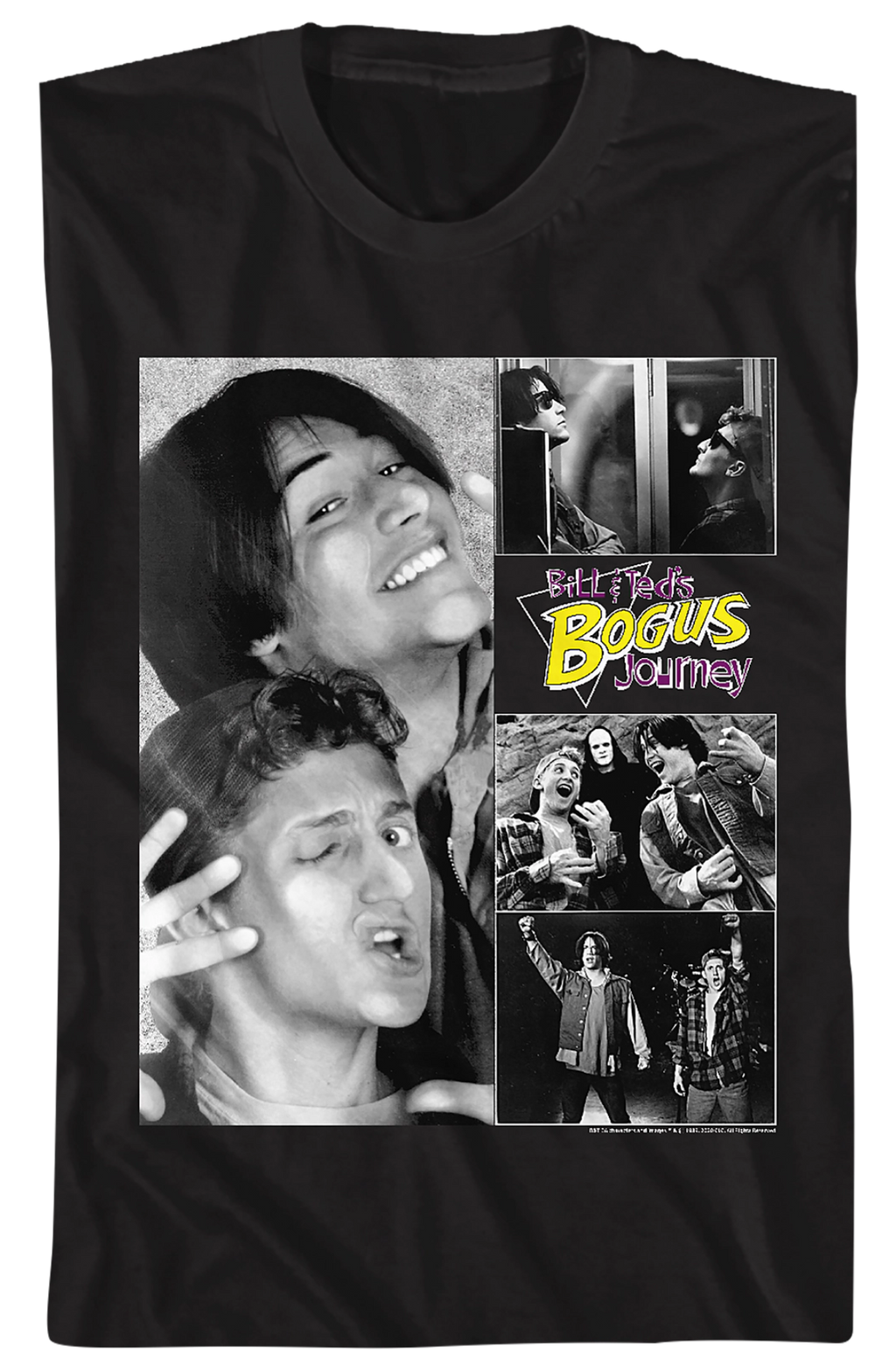Black and White Collage Bill and Ted's Bogus Journey T-Shirt Hoodie, Sweatshirt | CiraTrend.com (Image 2)