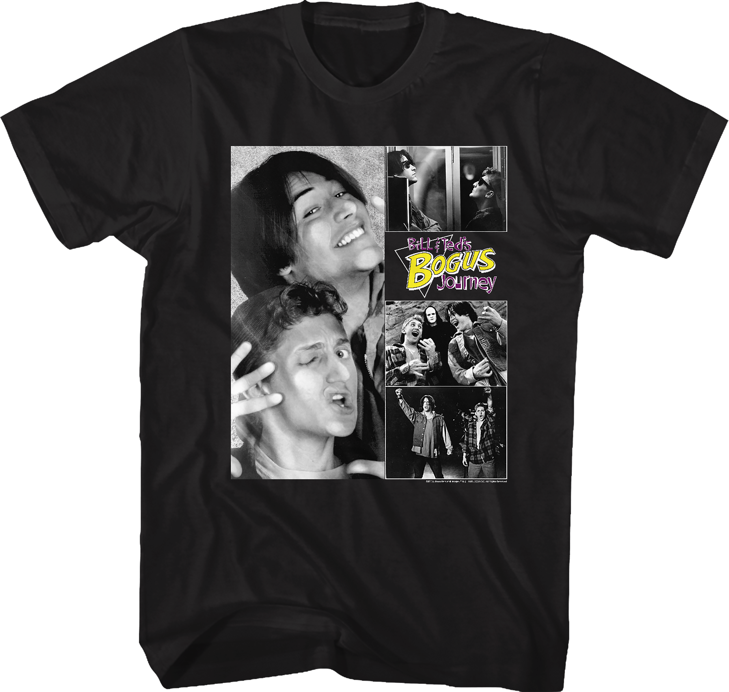 Black and White Collage Bill and Ted's Bogus Journey T-Shirt Hoodie, Sweatshirt | CiraTrend.com (Image 1)