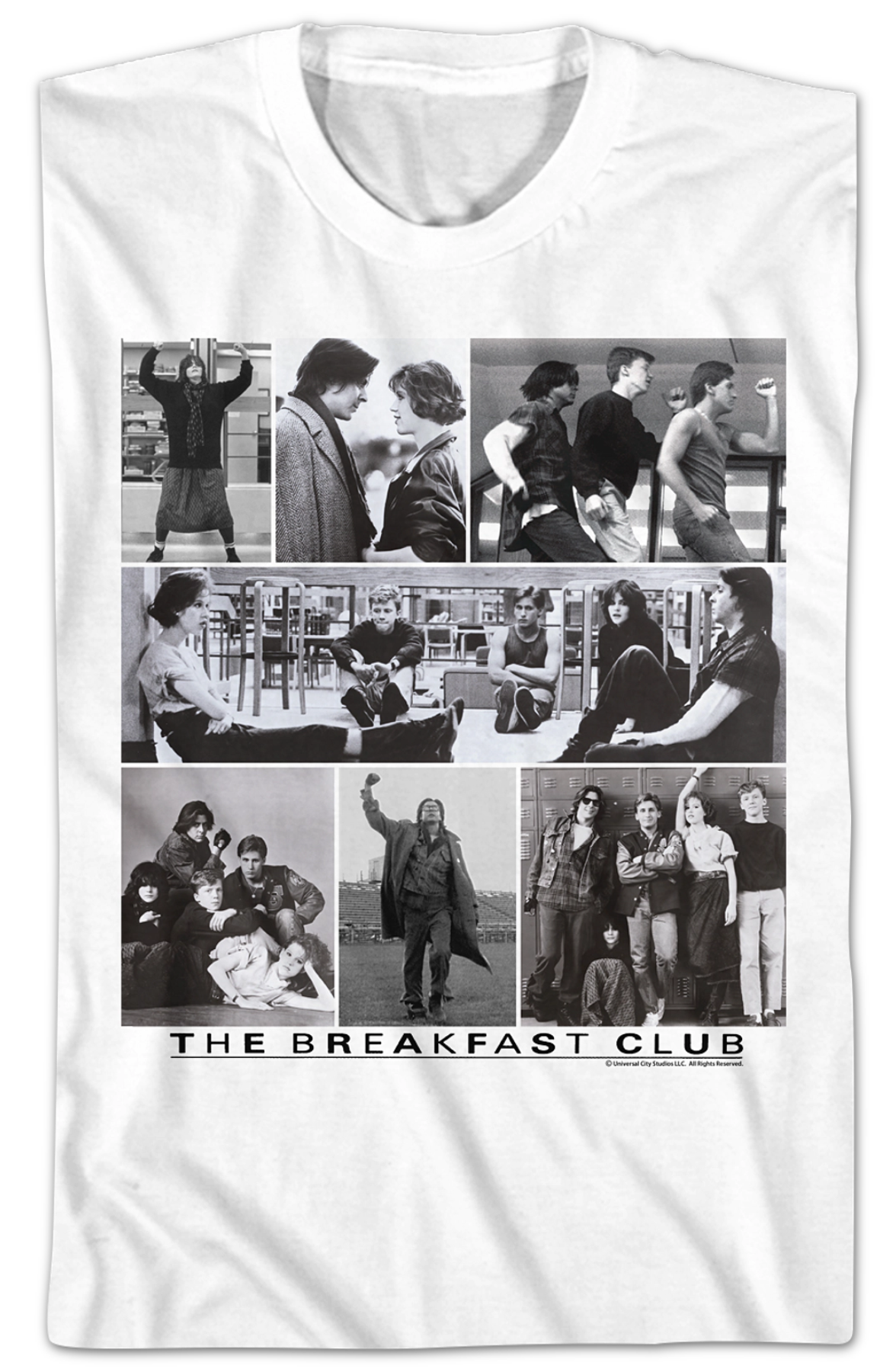 Black and White Collage Breakfast Club T-Shirt Hoodie, Sweatshirt | CiraTrend.com (Image 2)