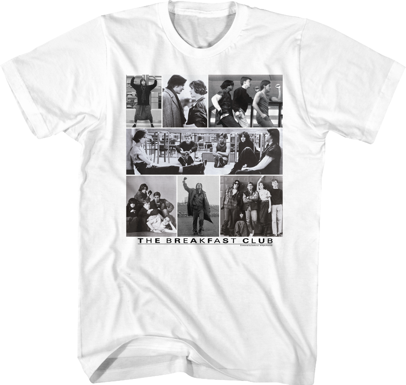Black and White Collage Breakfast Club T-Shirt Hoodie, Sweatshirt | CiraTrend.com (Image 1)