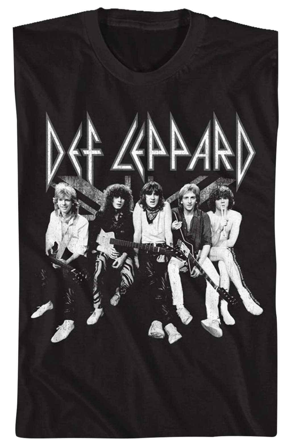 Black and White Def Leppard T-Shirt Hoodie, Sweatshirt | CiraTrend.com (Image 2)