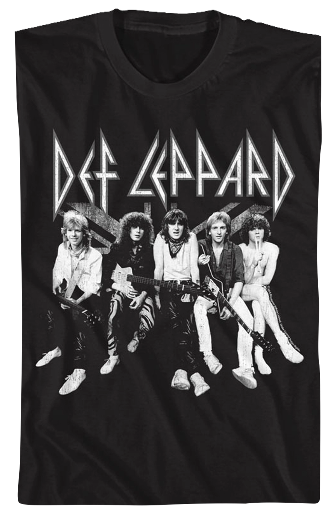 Black and White Def Leppard T-Shirt Hoodie, Sweatshirt | CiraTrend.com (Image 2)