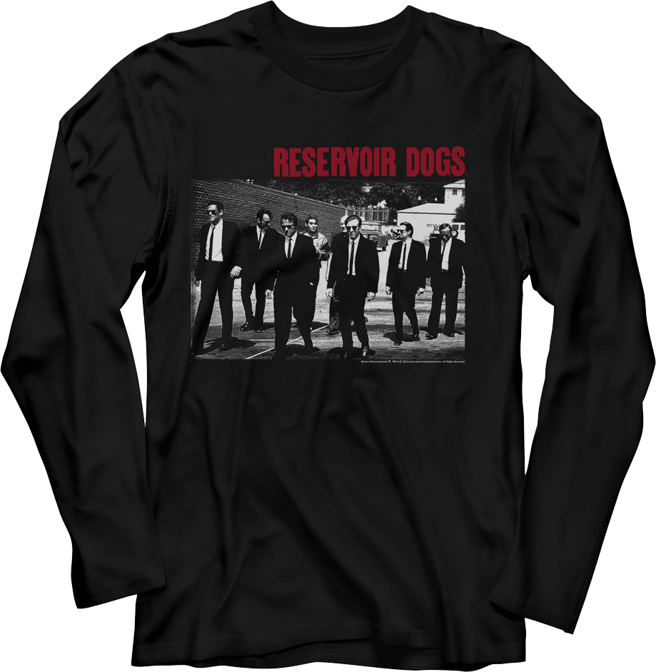 Black And White Group Photo Reservoir Dogs Long Sleeve Shirt Hoodie, Sweatshirt | CiraTrend.com (Image 1)