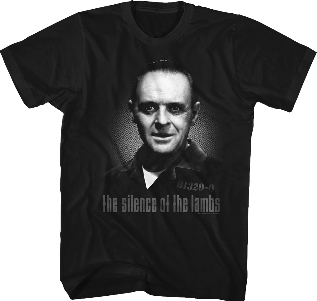 Black And White Hannibal Lecter Silence Of The Lambs T-Shirt Hoodie, Sweatshirt | CiraTrend.com (Image 1)
