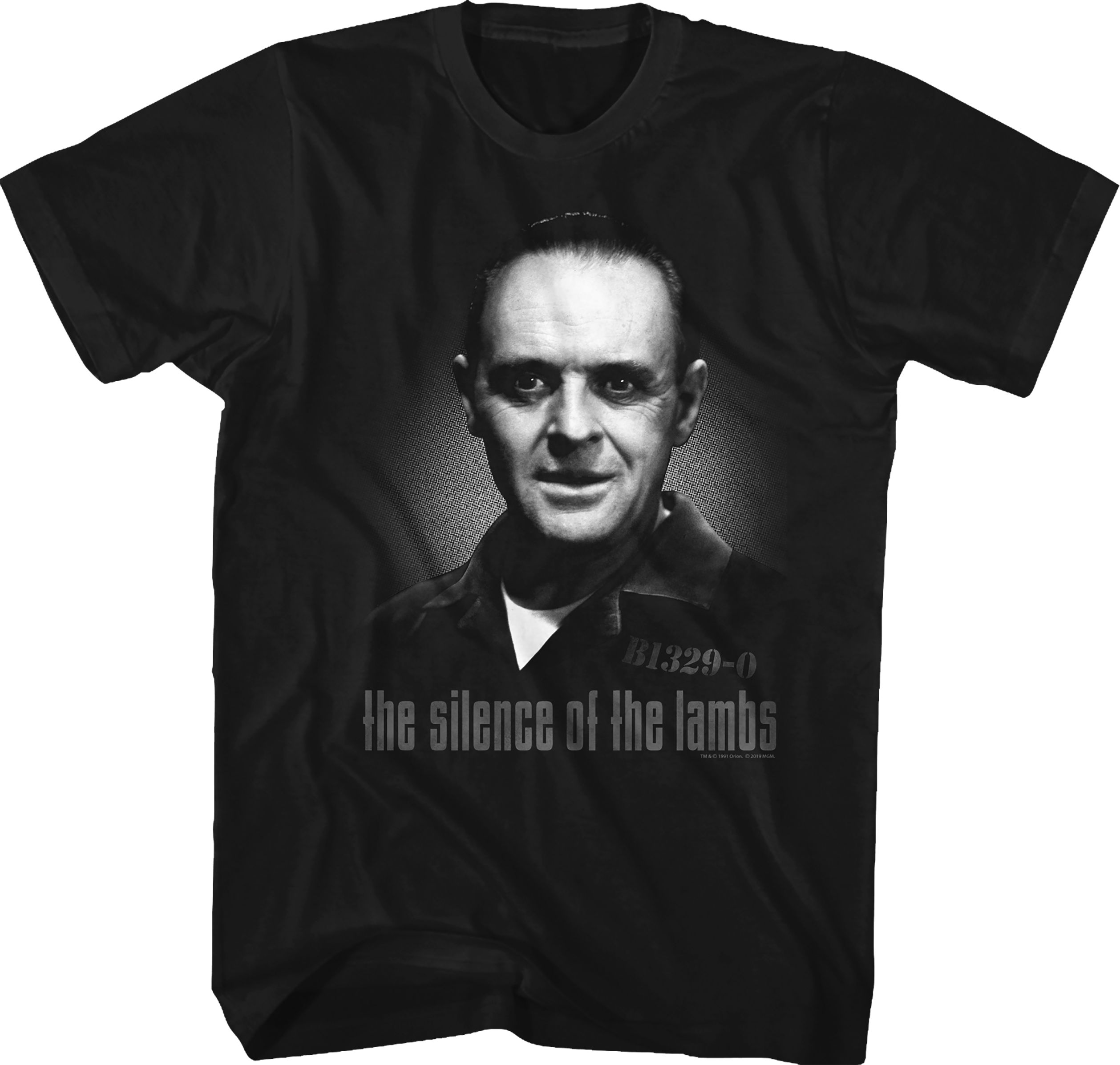 Black And White Hannibal Lecter Silence Of The Lambs T-Shirt Hoodie, Sweatshirt | CiraTrend.com (Image 1)