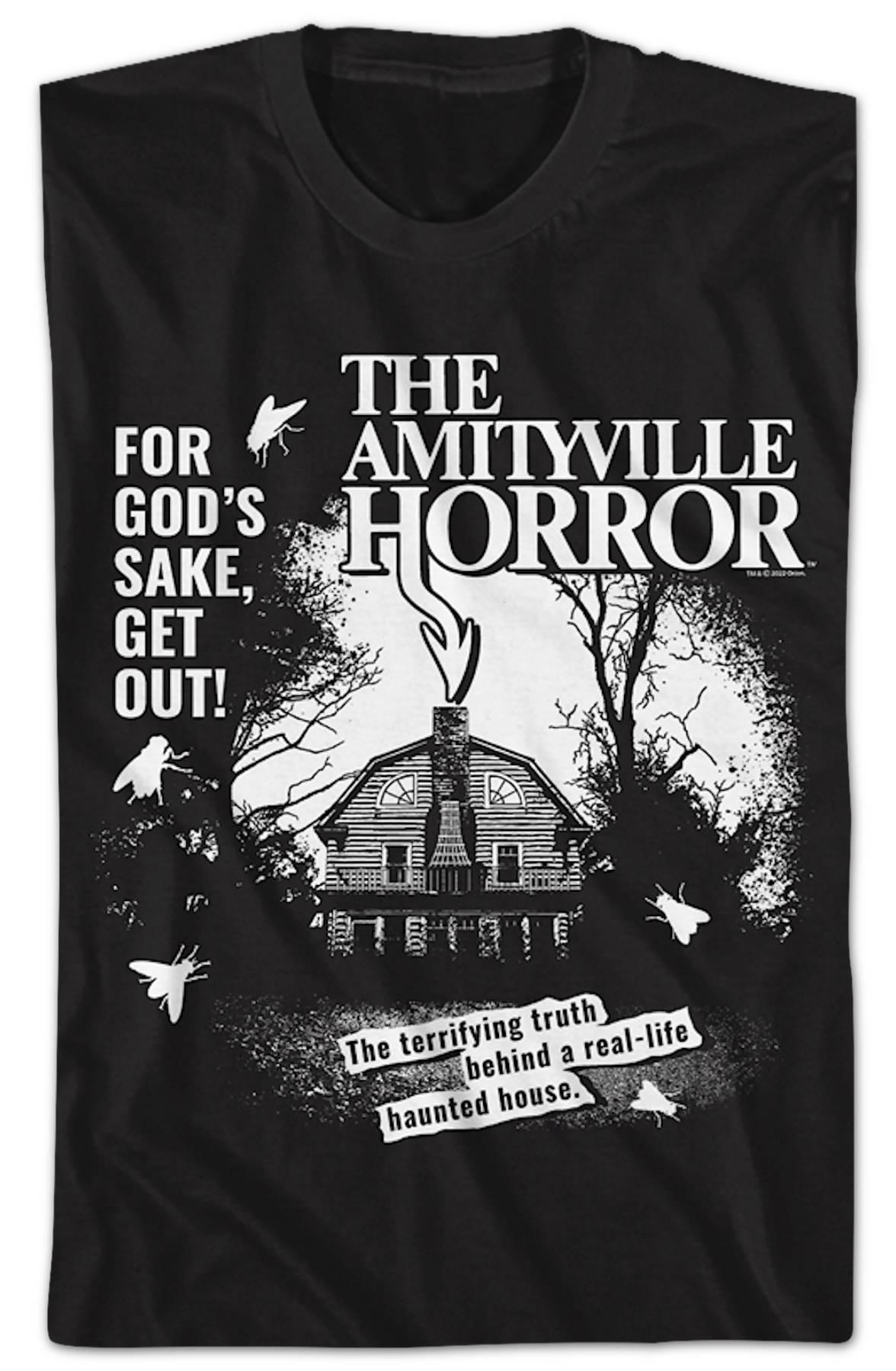 Black And White Haunted House Amityville Horror T-Shirt Hoodie, Sweatshirt | CiraTrend.com (Image 2)