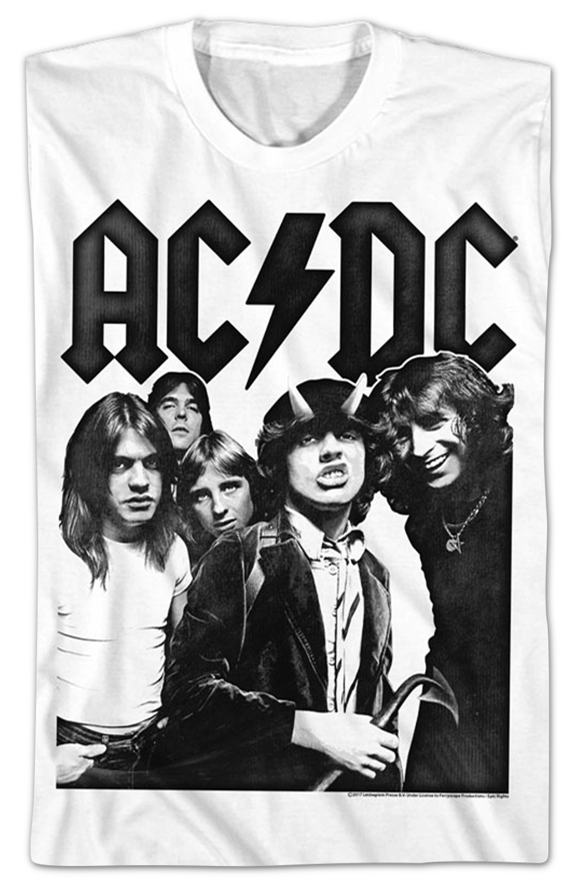 Black and White Highway To Hell ACDC T-Shirt Hoodie, Sweatshirt | CiraTrend.com (Image 2)