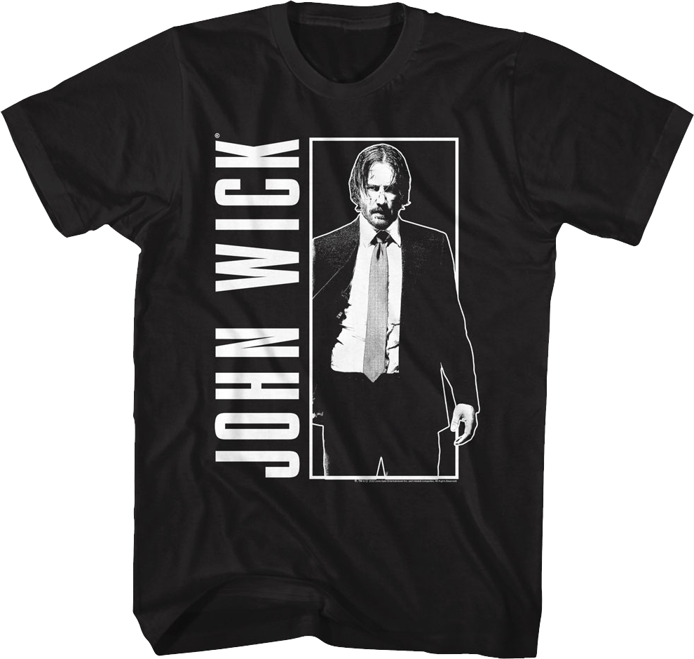 Black And White John Wick T-Shirt Hoodie, Sweatshirt | CiraTrend.com (Image 1)