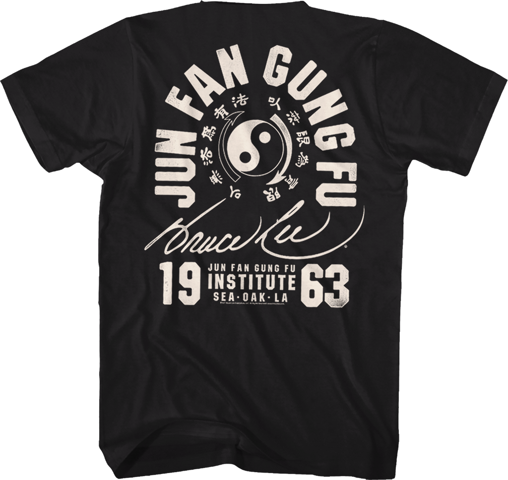 Black And White Jun Fan Gung Fu Bruce Lee T-Shirt Hoodie, Sweatshirt | CiraTrend.com (Image 2)