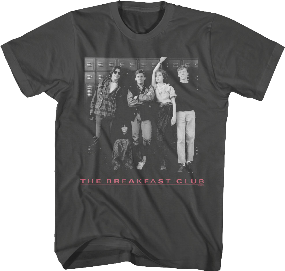 Black And White Locker Photo Breakfast Club T-Shirt Hoodie, Sweatshirt | CiraTrend.com (Image 1)