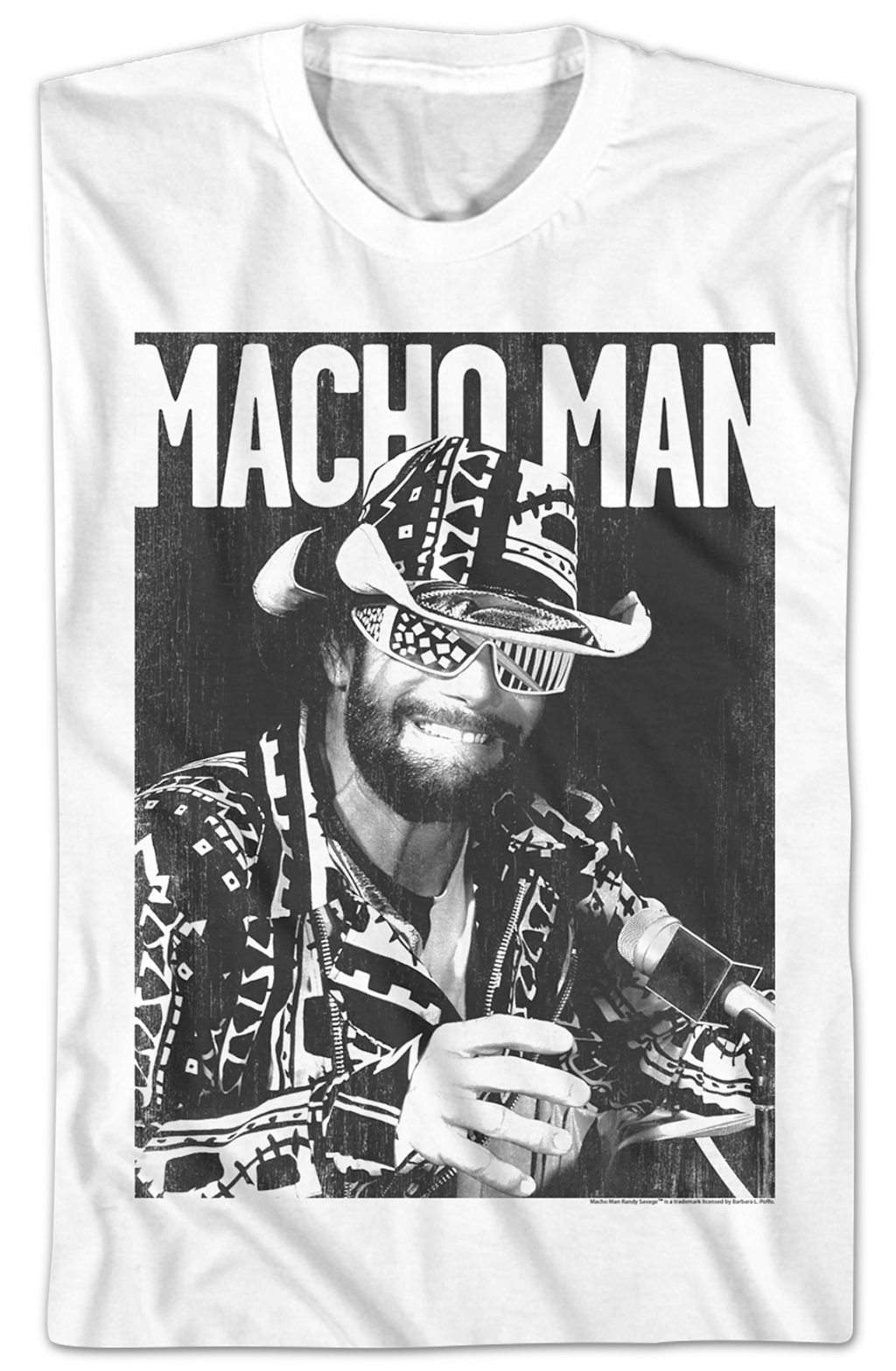 Black and White Macho Man Randy Savage T-Shirt Hoodie, Sweatshirt | CiraTrend.com (Image 2)