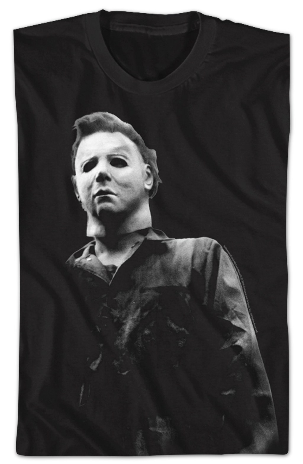 Black and White Michael Myers Halloween T-Shirt Hoodie, Sweatshirt | CiraTrend.com (Image 2)