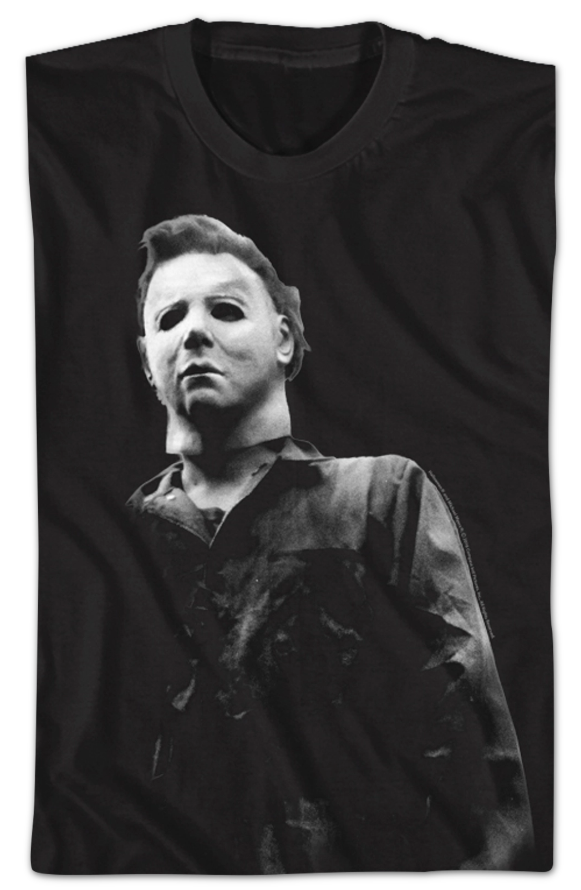 Black and White Michael Myers Halloween T-Shirt Hoodie, Sweatshirt | CiraTrend.com (Image 2)