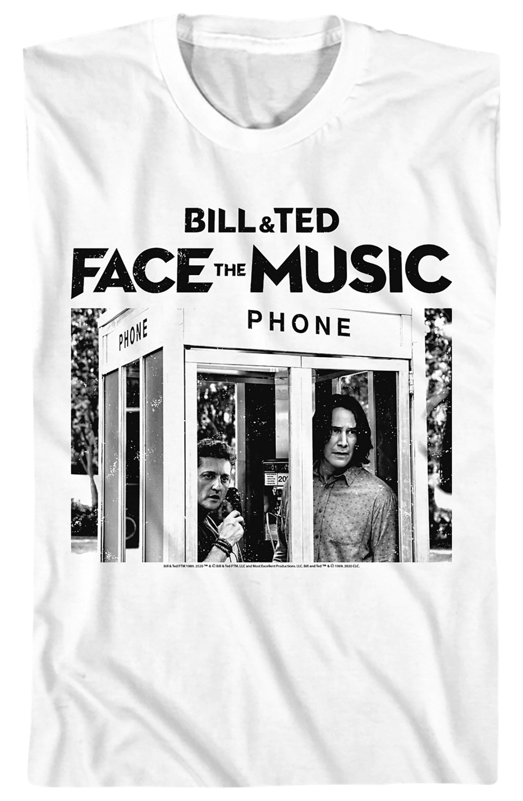 Black and White Phone Booth Bill and Ted Face the Music T-Shirt Hoodie, Sweatshirt | CiraTrend.com (Image 2)