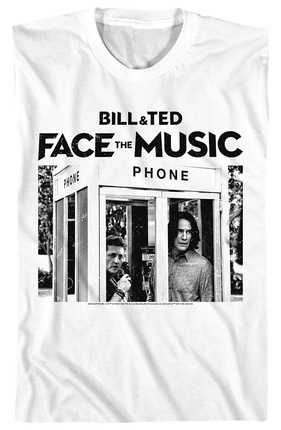 Black and White Phone Booth Bill and Ted Face the Music T-Shirt Hoodie, Sweatshirt | CiraTrend.com (Image 2)