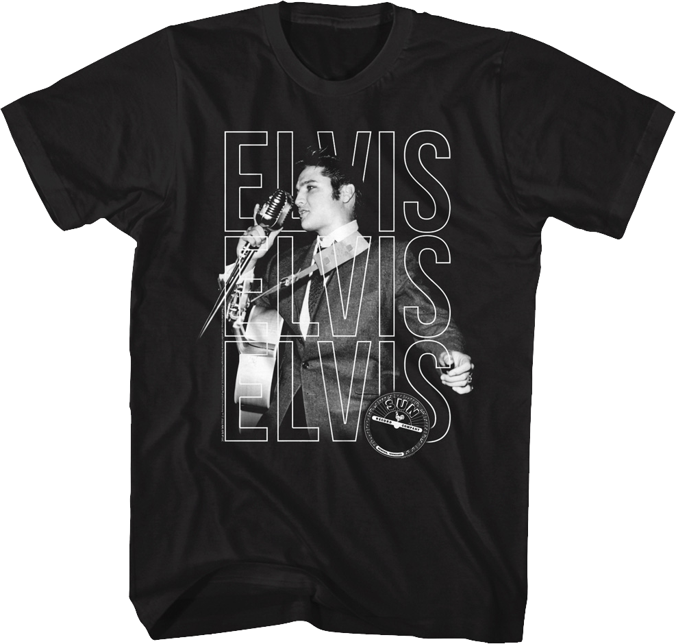 Black And White Photo Elvis Presley T-Shirt Hoodie, Sweatshirt | CiraTrend.com (Image 1)