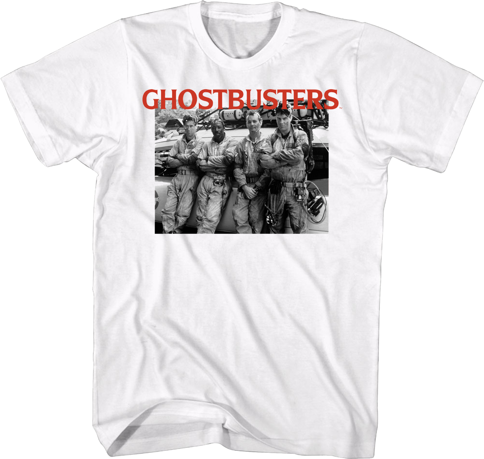 Black And White Photo Ghostbusters T-Shirt Hoodie, Sweatshirt | CiraTrend.com (Image 1)