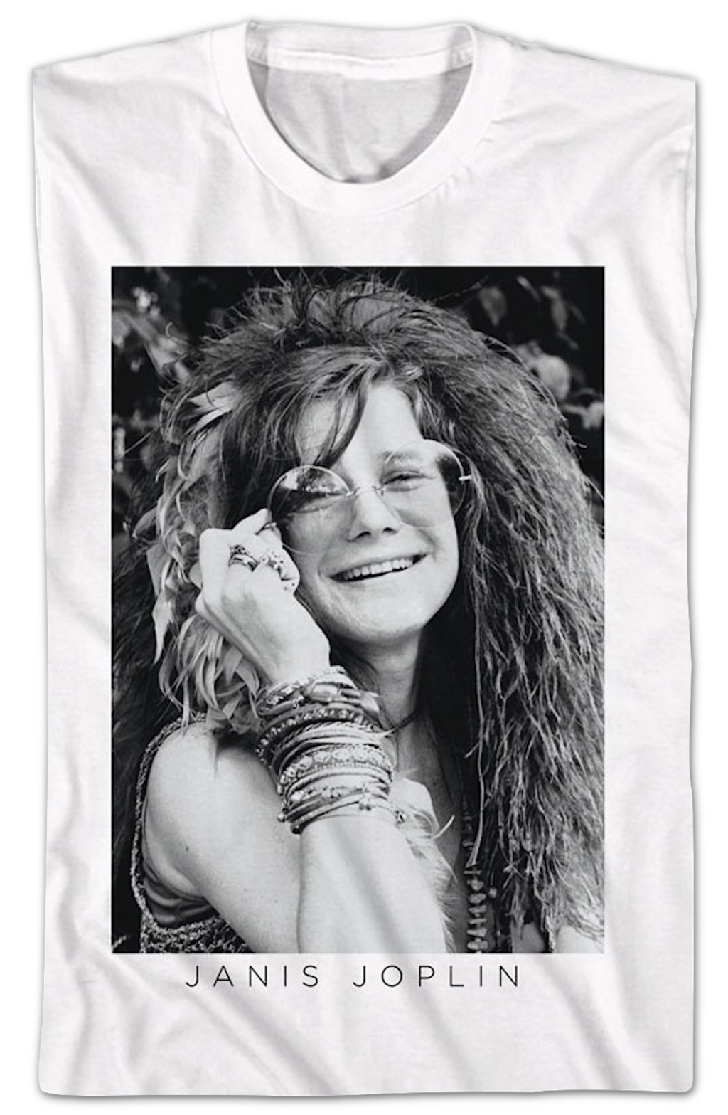 Black And White Photo Janis Joplin T-Shirt Hoodie, Sweatshirt | CiraTrend.com (Image 2)