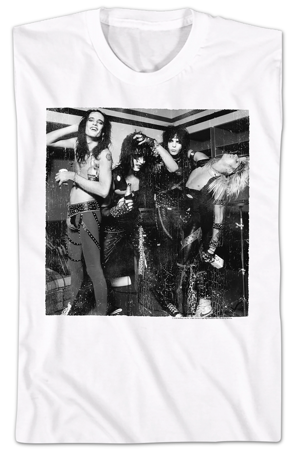 Black and White Photo Motley Crue T-Shirt Hoodie, Sweatshirt | CiraTrend.com (Image 2)
