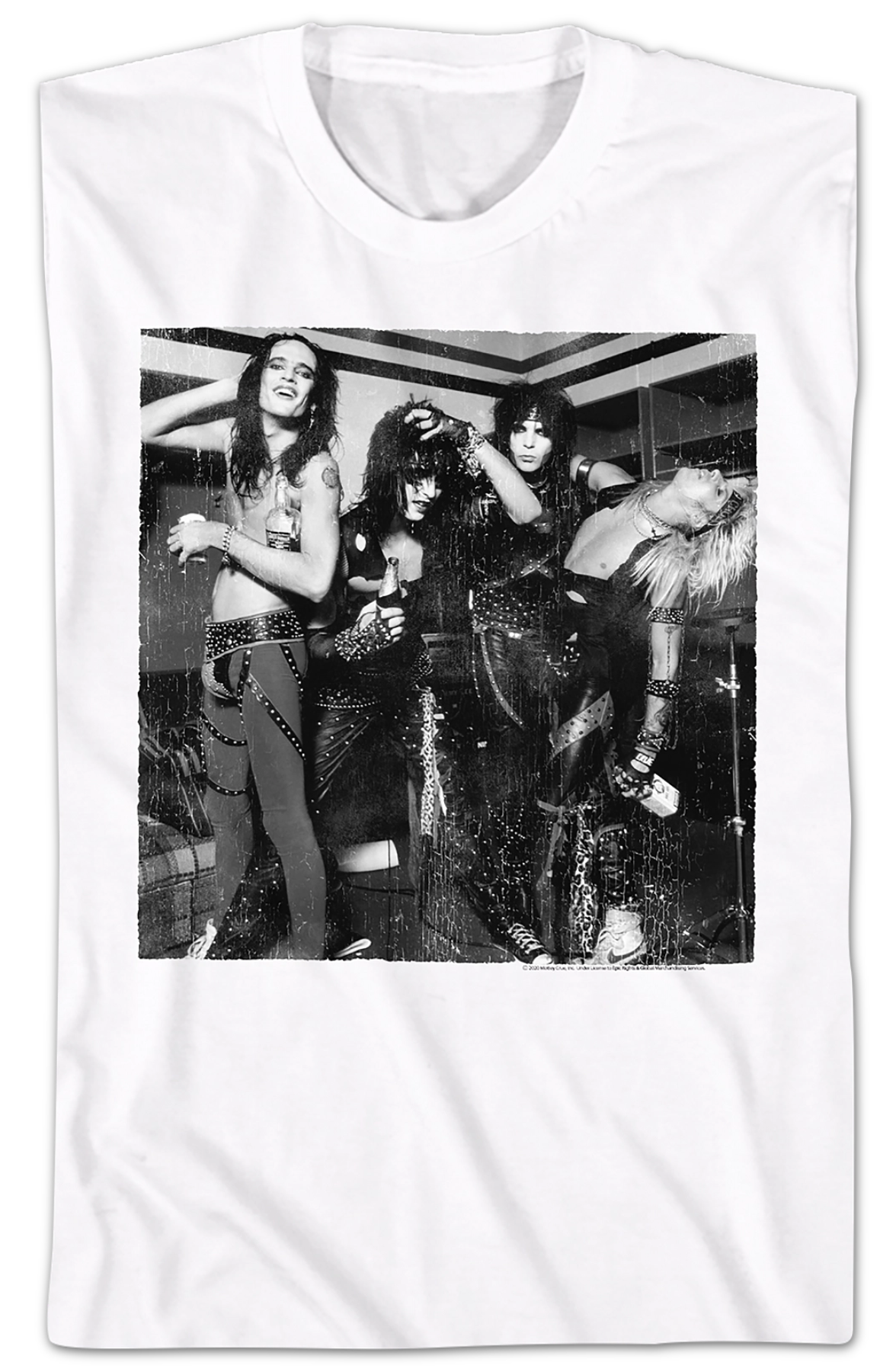 Black and White Photo Motley Crue T-Shirt Hoodie, Sweatshirt | CiraTrend.com (Image 2)
