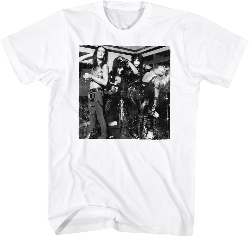 Black and White Photo Motley Crue T-Shirt Hoodie, Sweatshirt | CiraTrend.com (Image 1)