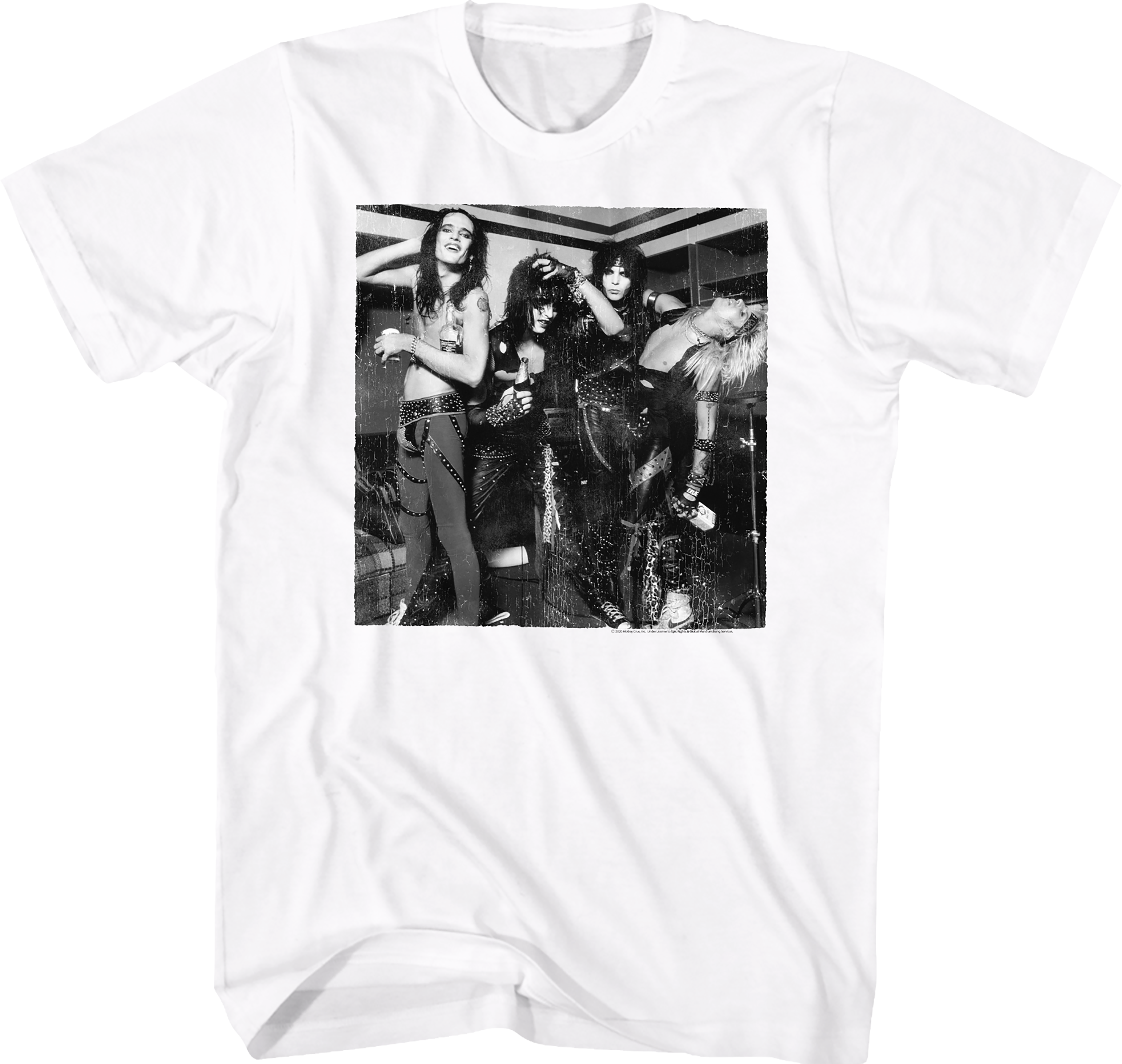 Black and White Photo Motley Crue T-Shirt Hoodie, Sweatshirt | CiraTrend.com (Image 1)