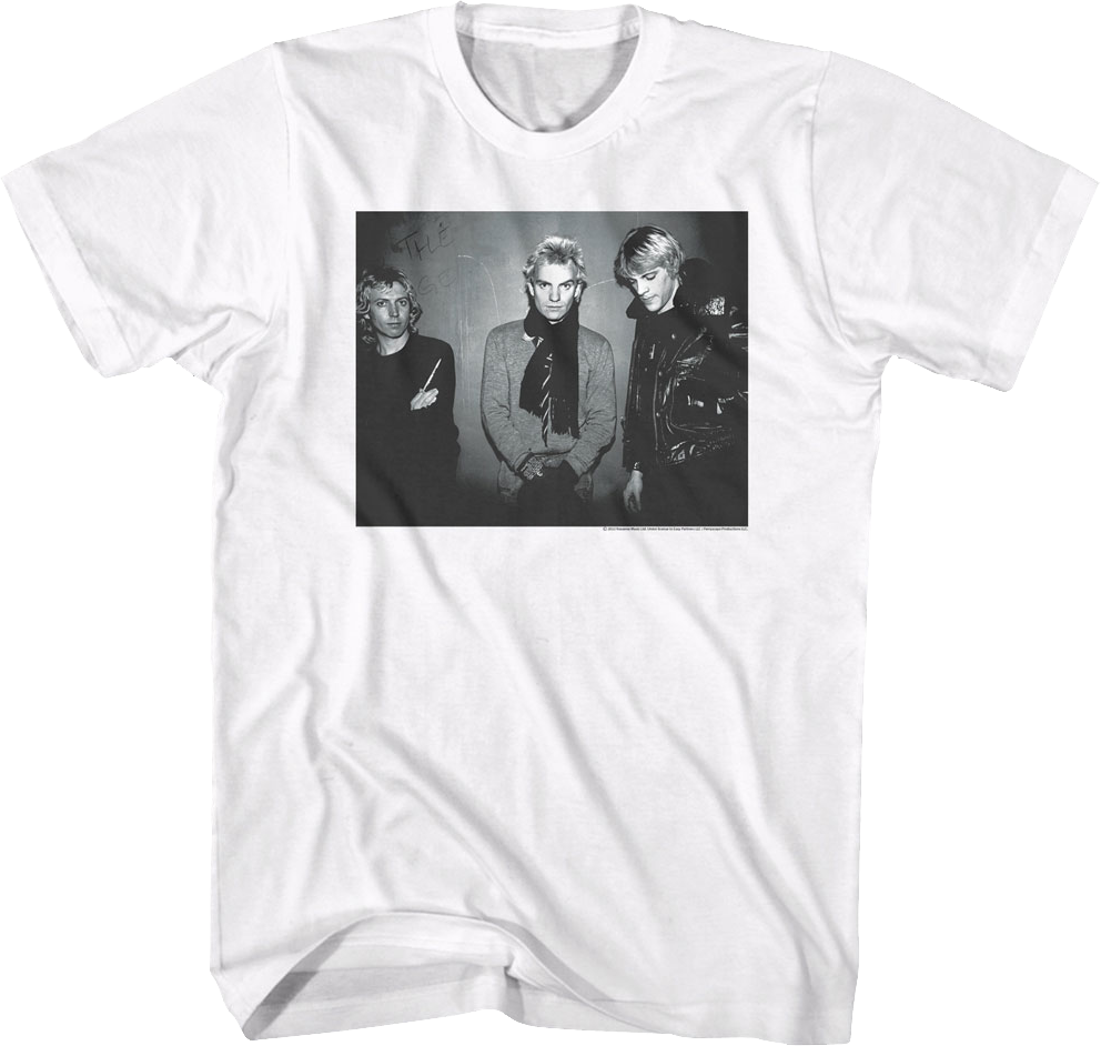 Black And White Photo The Police T-Shirt Hoodie, Sweatshirt | CiraTrend.com (Image 1)