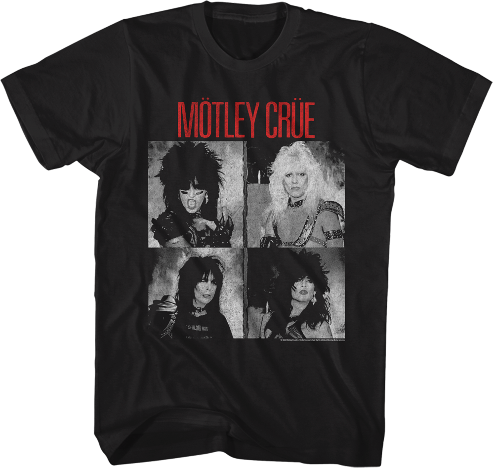 Black And White Photos Motley Crue T-Shirt Hoodie, Sweatshirt | CiraTrend.com (Image 1)