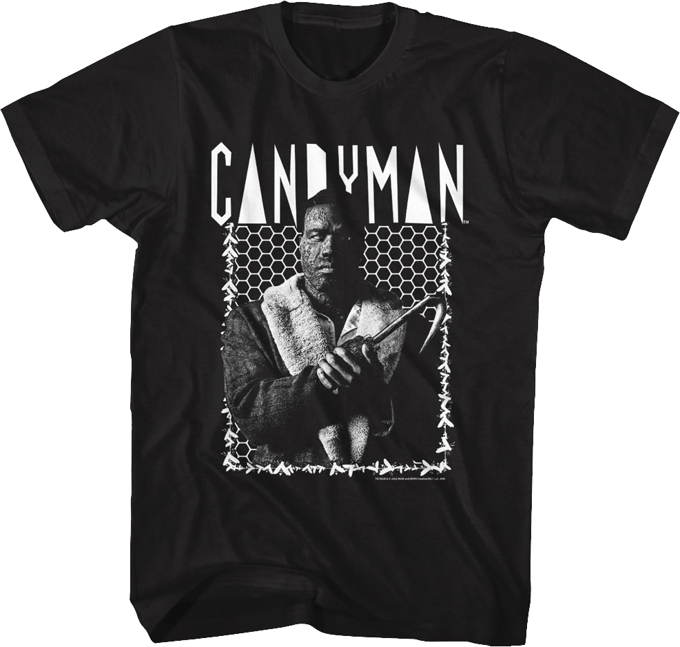 Black And White Poster Candyman T-Shirt Hoodie, Sweatshirt | CiraTrend.com (Image 1)