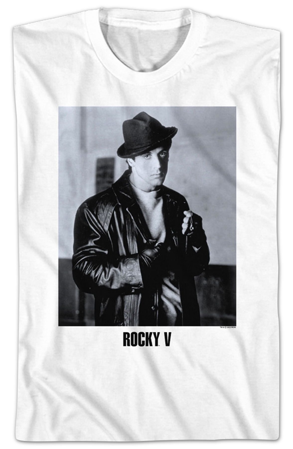 Black And White Rocky Balboa Photo Rocky V T-Shirt Hoodie, Sweatshirt | CiraTrend.com (Image 2)