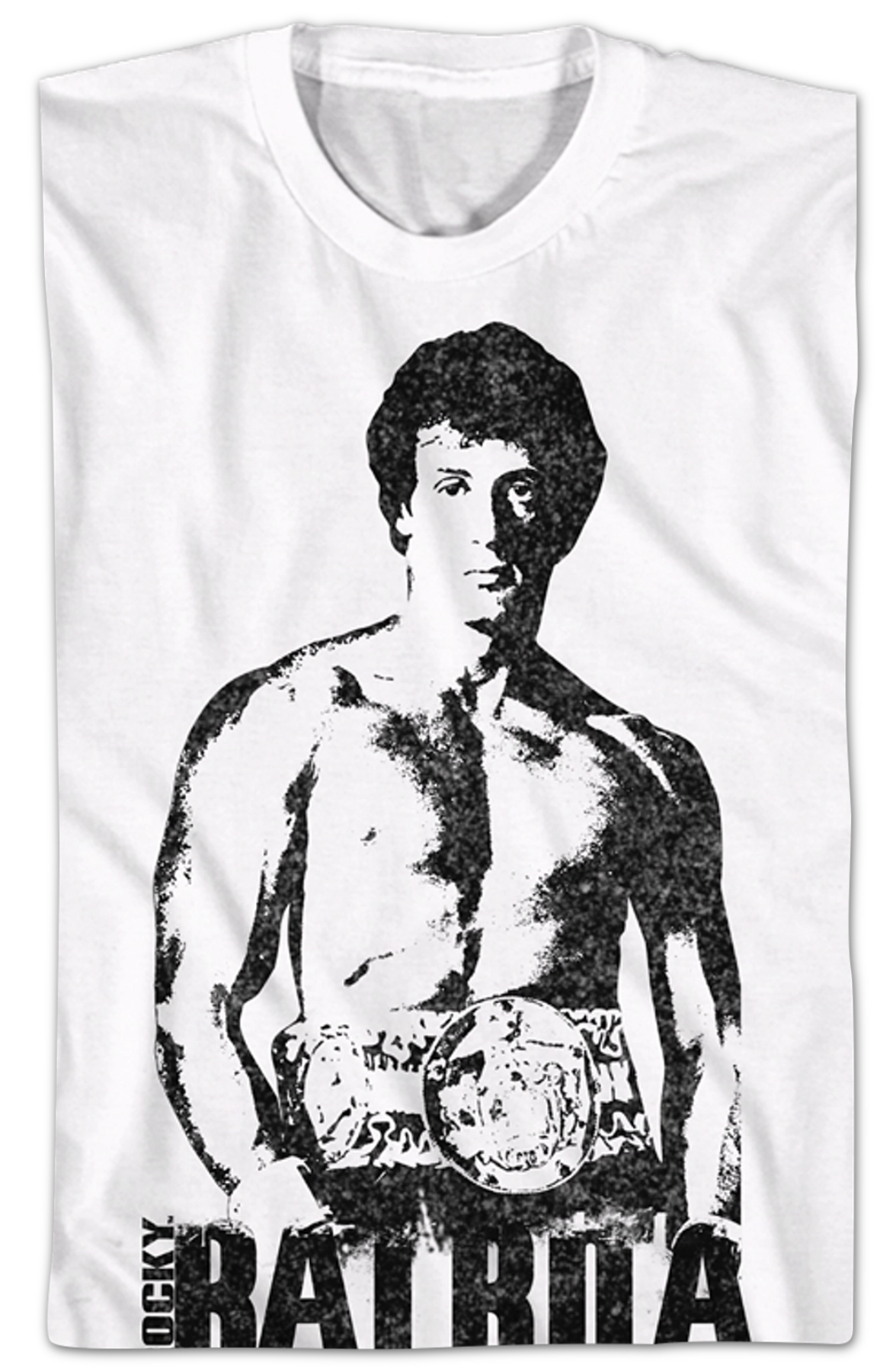 Black and White Rocky Balboa T-Shirt Hoodie, Sweatshirt | CiraTrend.com (Image 2)