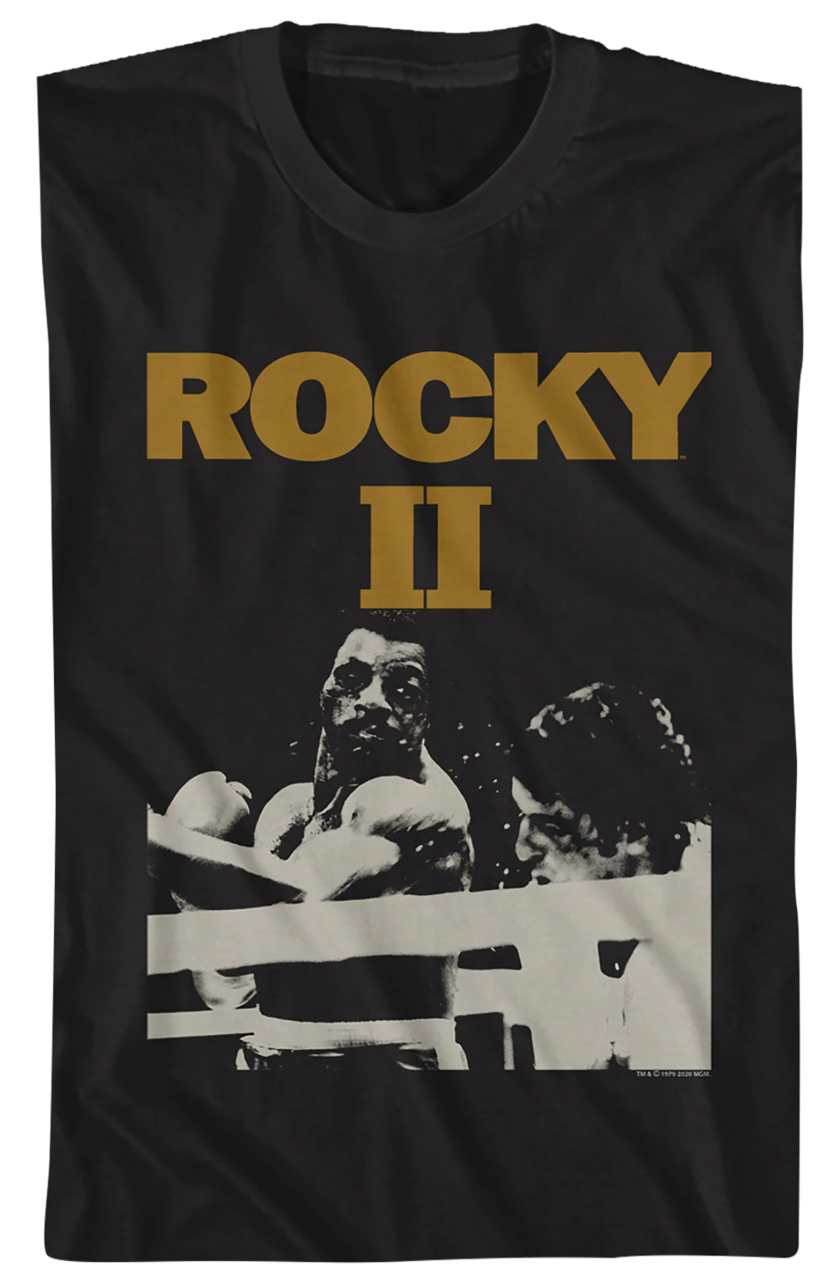 Black and White Rocky II T-Shirt Hoodie, Sweatshirt | CiraTrend.com (Image 2)