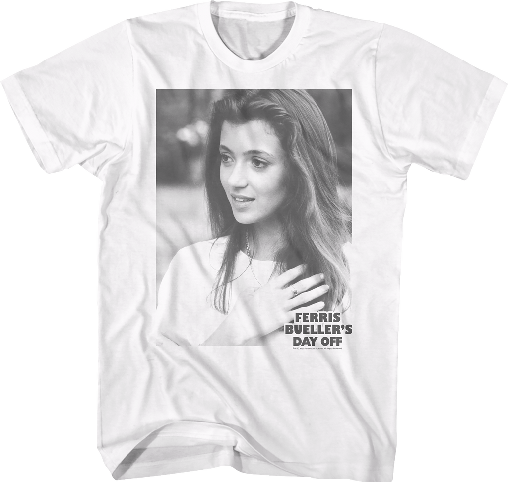 Black And White Sloan Peterson Ferris Bueller's Day Off T-Shirt Hoodie, Sweatshirt | CiraTrend.com (Image 1)