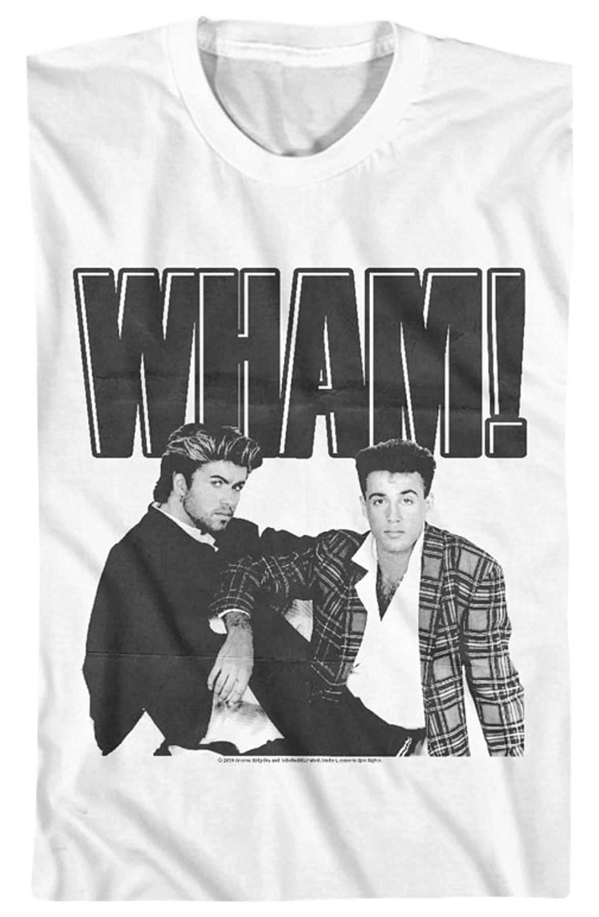 Black and White Wham T-Shirt Hoodie, Sweatshirt | CiraTrend.com (Image 2)
