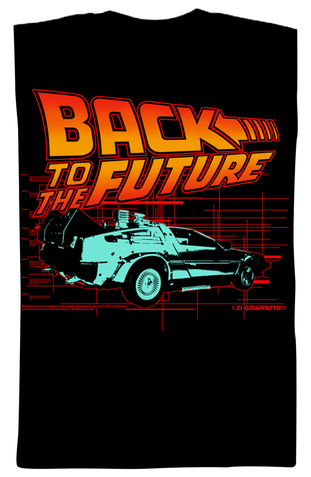 Black Back To The Future T-Shirt Hoodie, Sweatshirt | CiraTrend.com (Image 2)