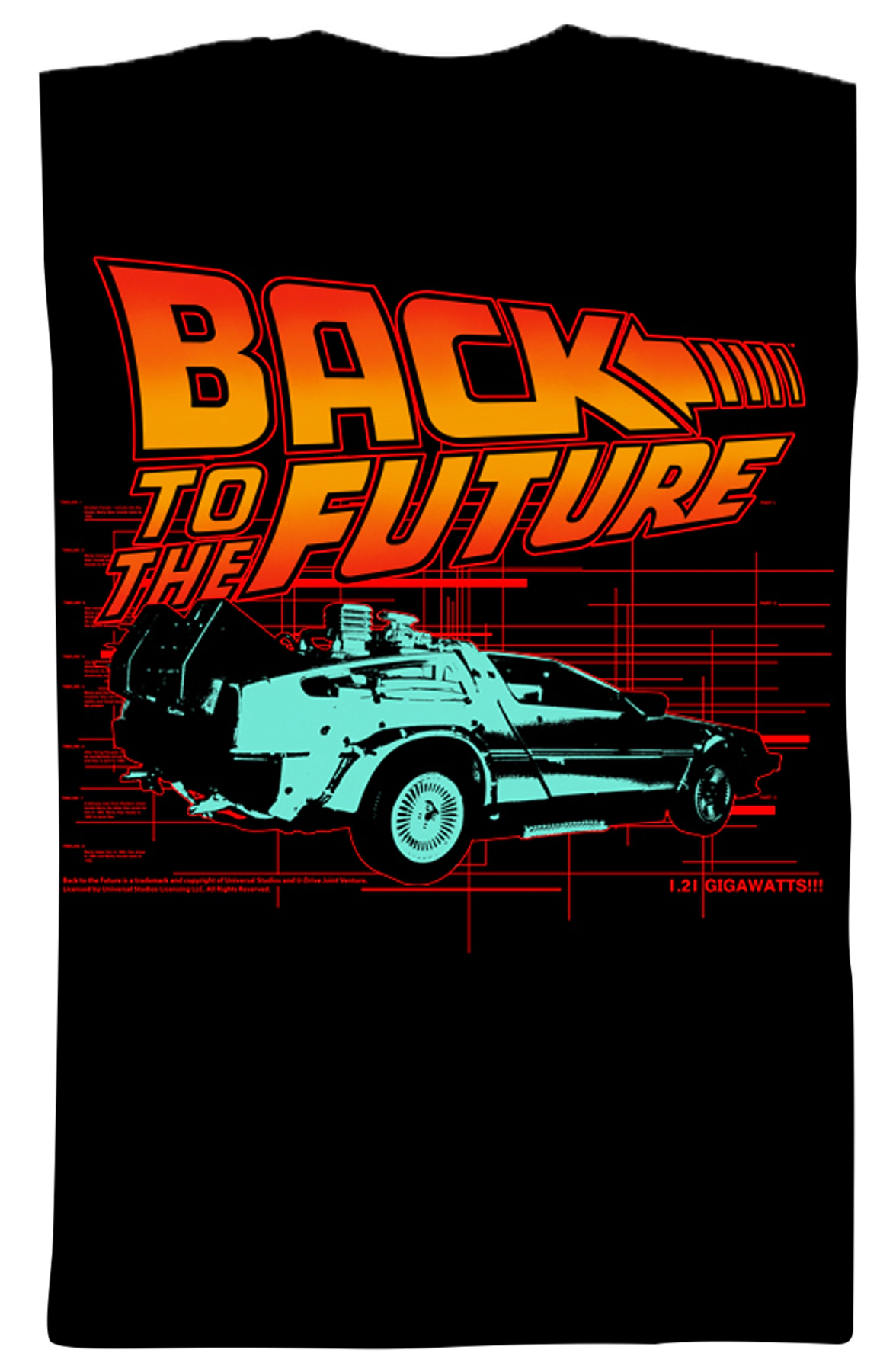 Black Back To The Future T-Shirt Hoodie, Sweatshirt | CiraTrend.com (Image 2)
