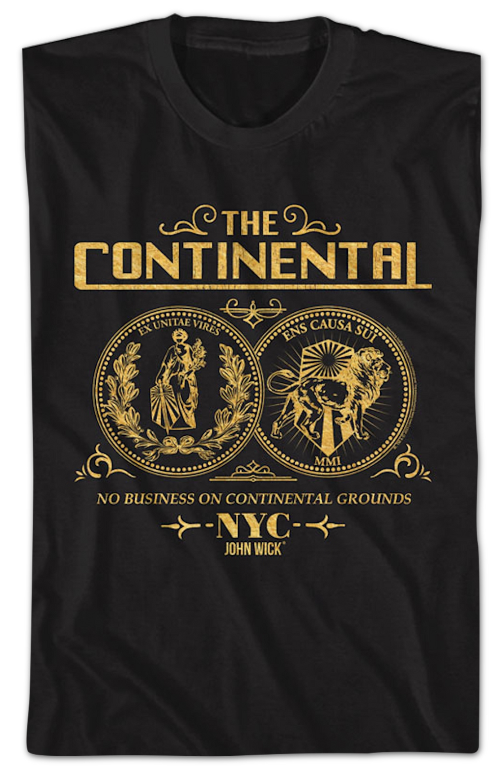 Black Continental Coin John Wick T-Shirt Hoodie, Sweatshirt | CiraTrend.com (Image 2)