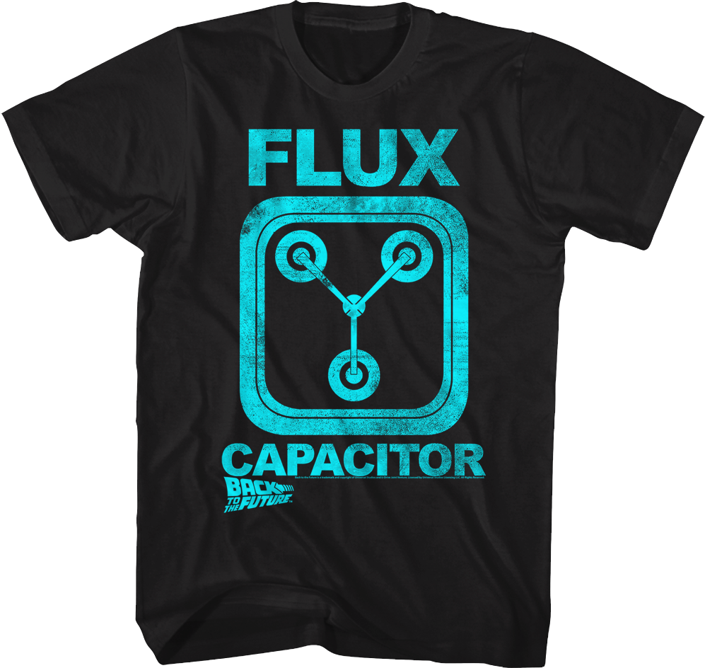 Black Flux Capacitor Shirt Hoodie, Sweatshirt | CiraTrend.com (Image 1)