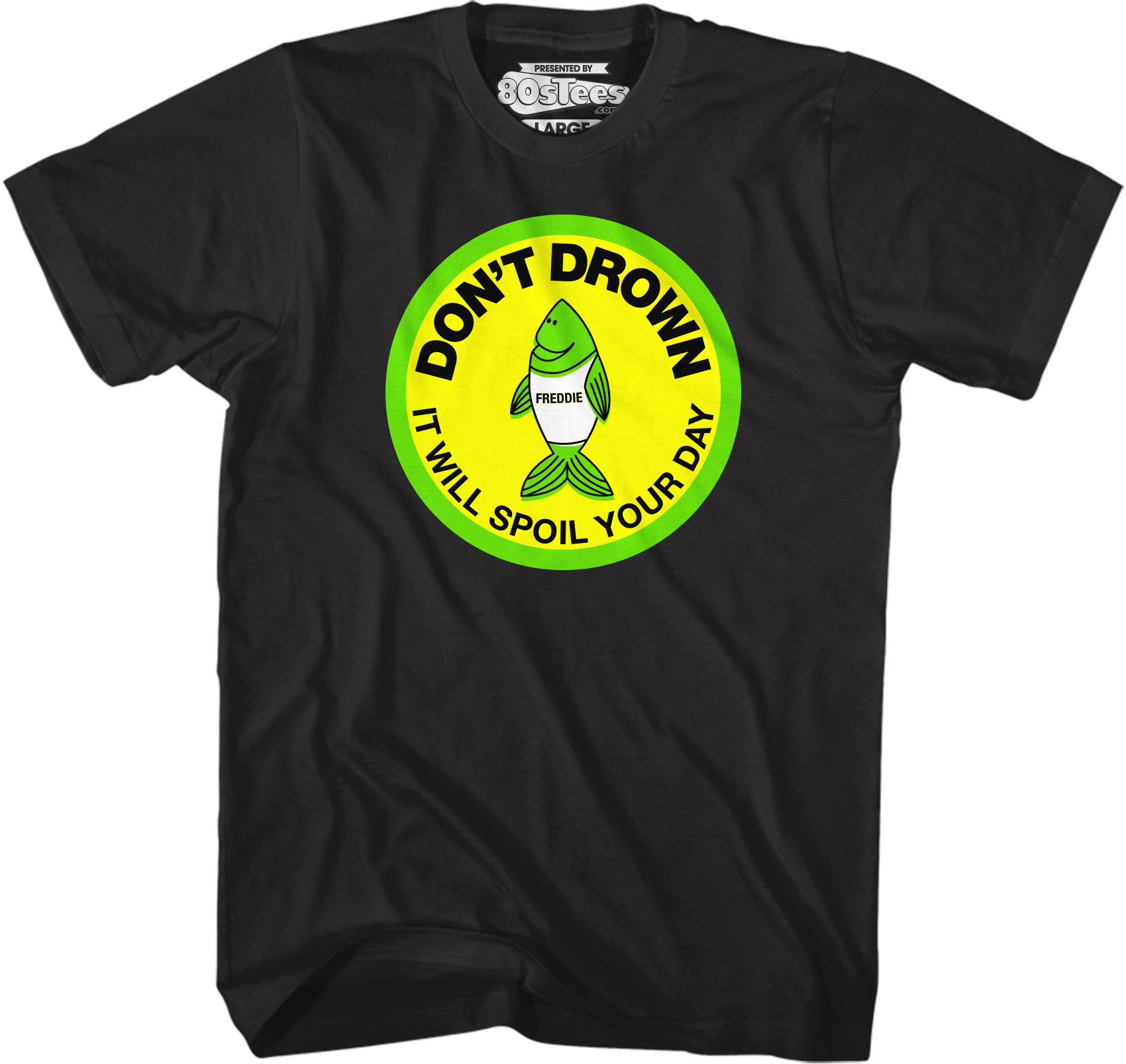 Black Freddie The Fish Shirt Hoodie, Sweatshirt | CiraTrend.com (Image 1)