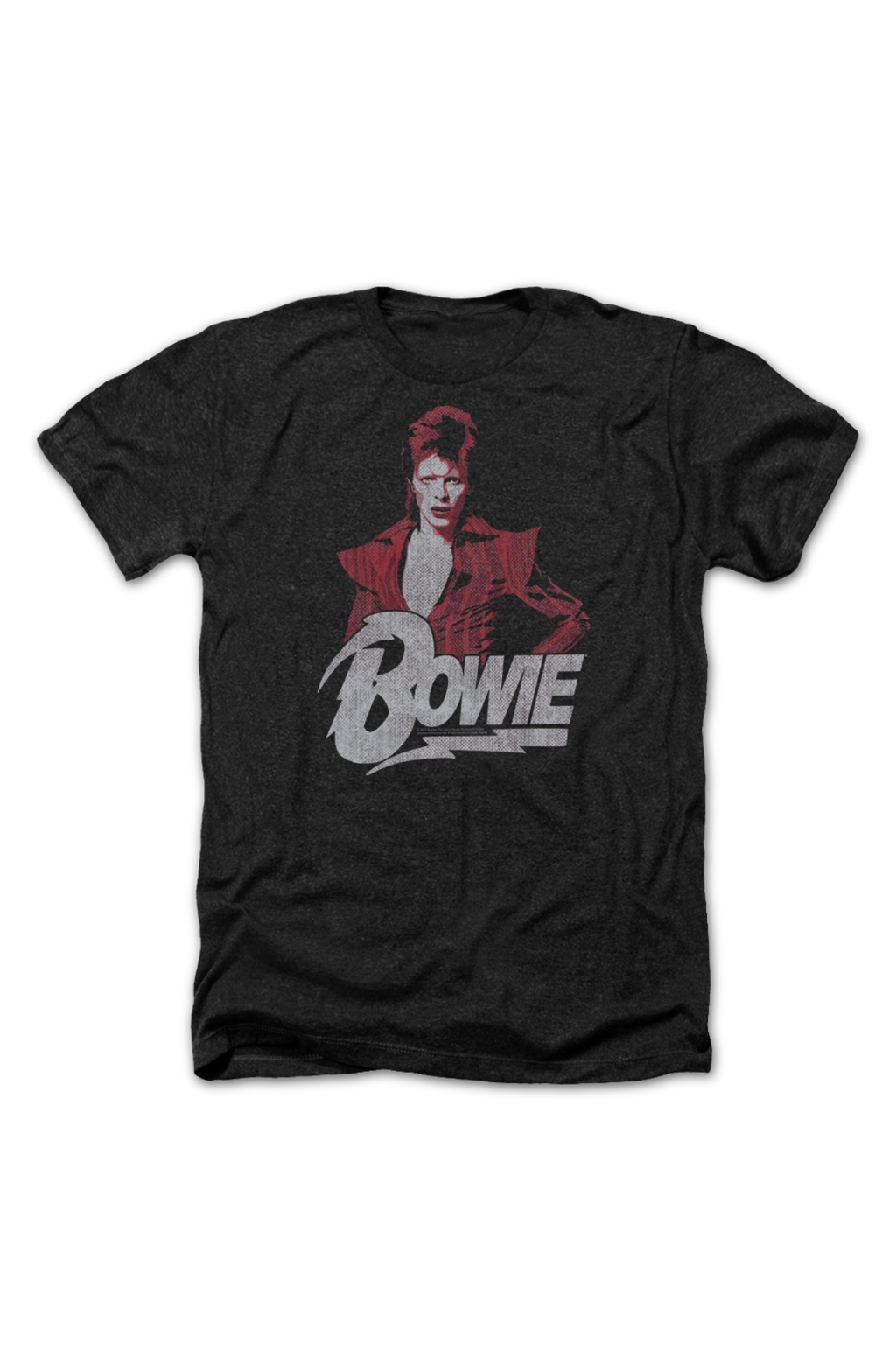 Black Heather Ziggy Stardust David Bowie T-Shirt Hoodie, Sweatshirt | CiraTrend.com (Image 2)