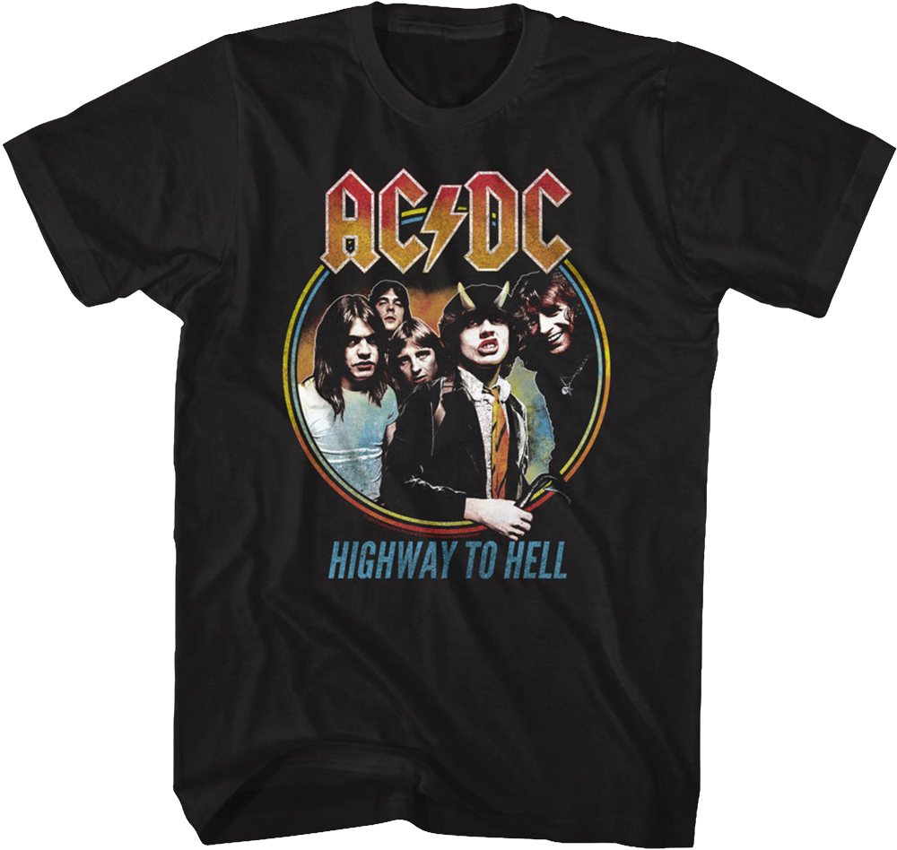 Black Highway To Hell ACDC T-Shirt Hoodie, Sweatshirt | CiraTrend.com (Image 1)