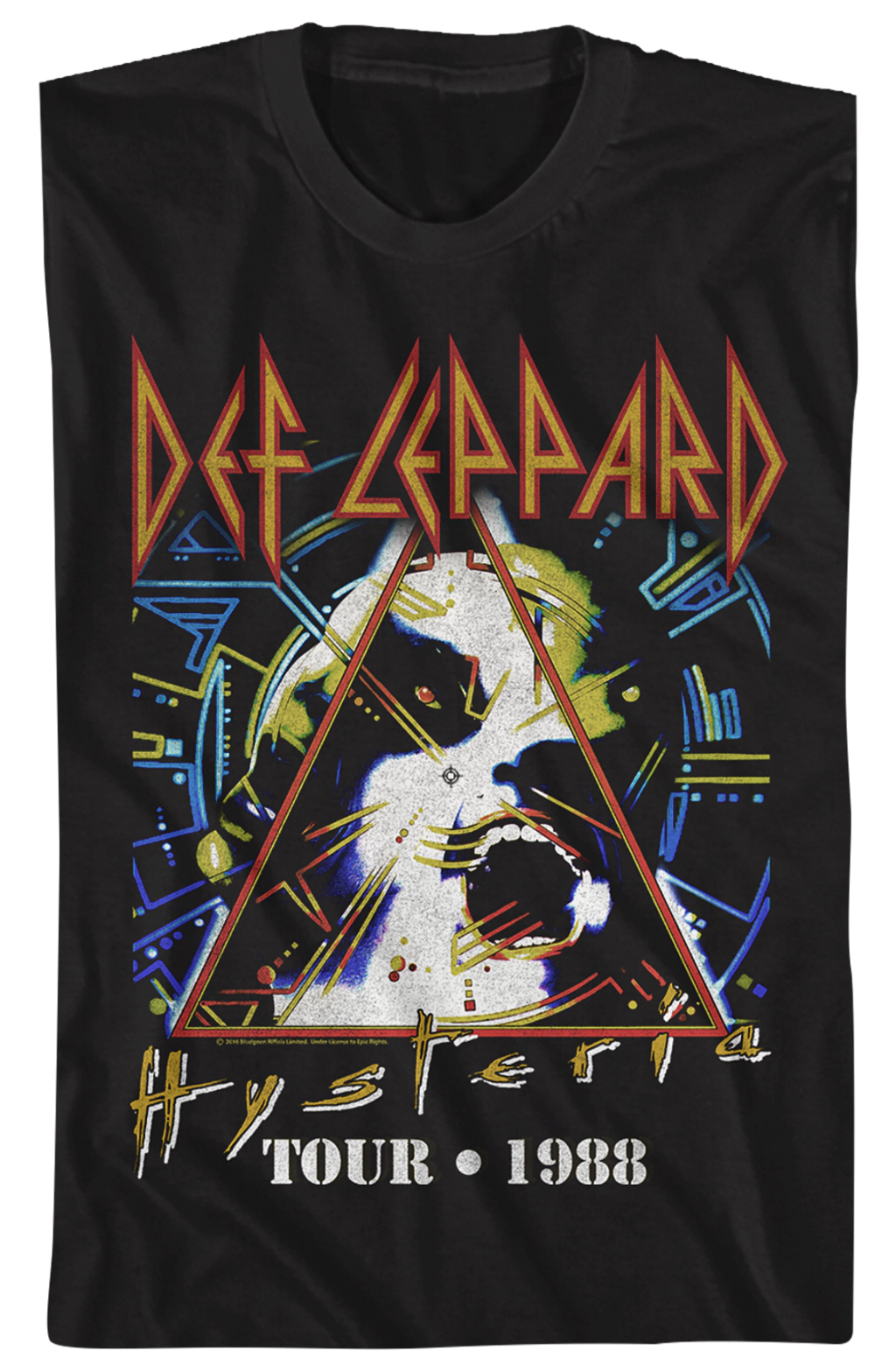 Black Hysteria Tour Def Leppard T-Shirt Hoodie, Sweatshirt | CiraTrend.com (Image 2)