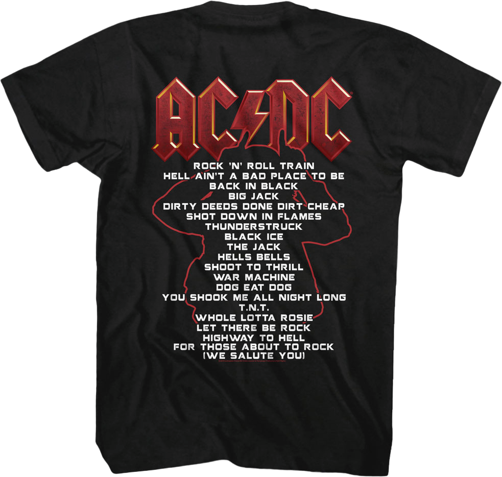 Black Ice World Tour ACDC T-Shirt Hoodie, Sweatshirt | CiraTrend.com (Image 3)
