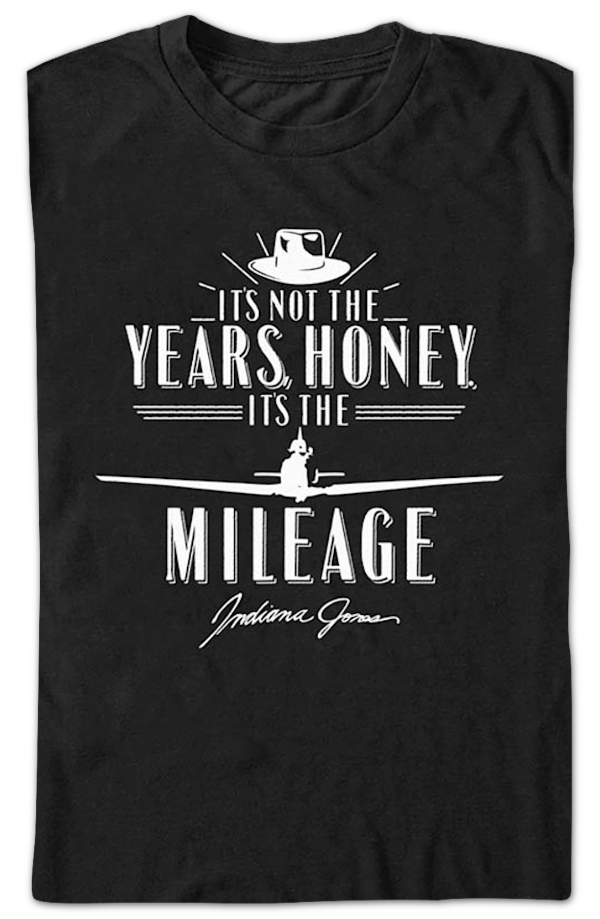 Black It's Not The Years It's The Mileage Indiana Jones T-Shirt Hoodie, Sweatshirt | CiraTrend.com (Image 2)