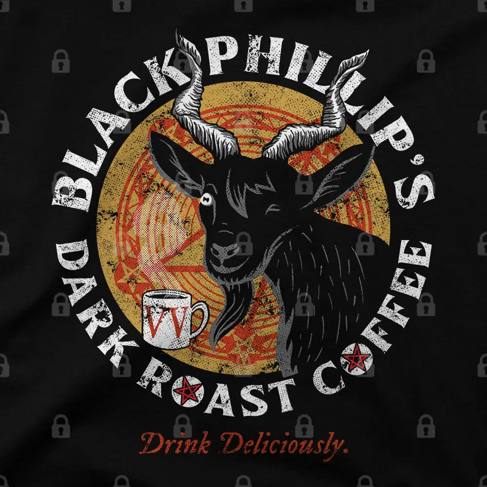 Black Phillip Coffee T-Shirt Hoodie, Sweatshirt | CiraTrend.com (Image 1)