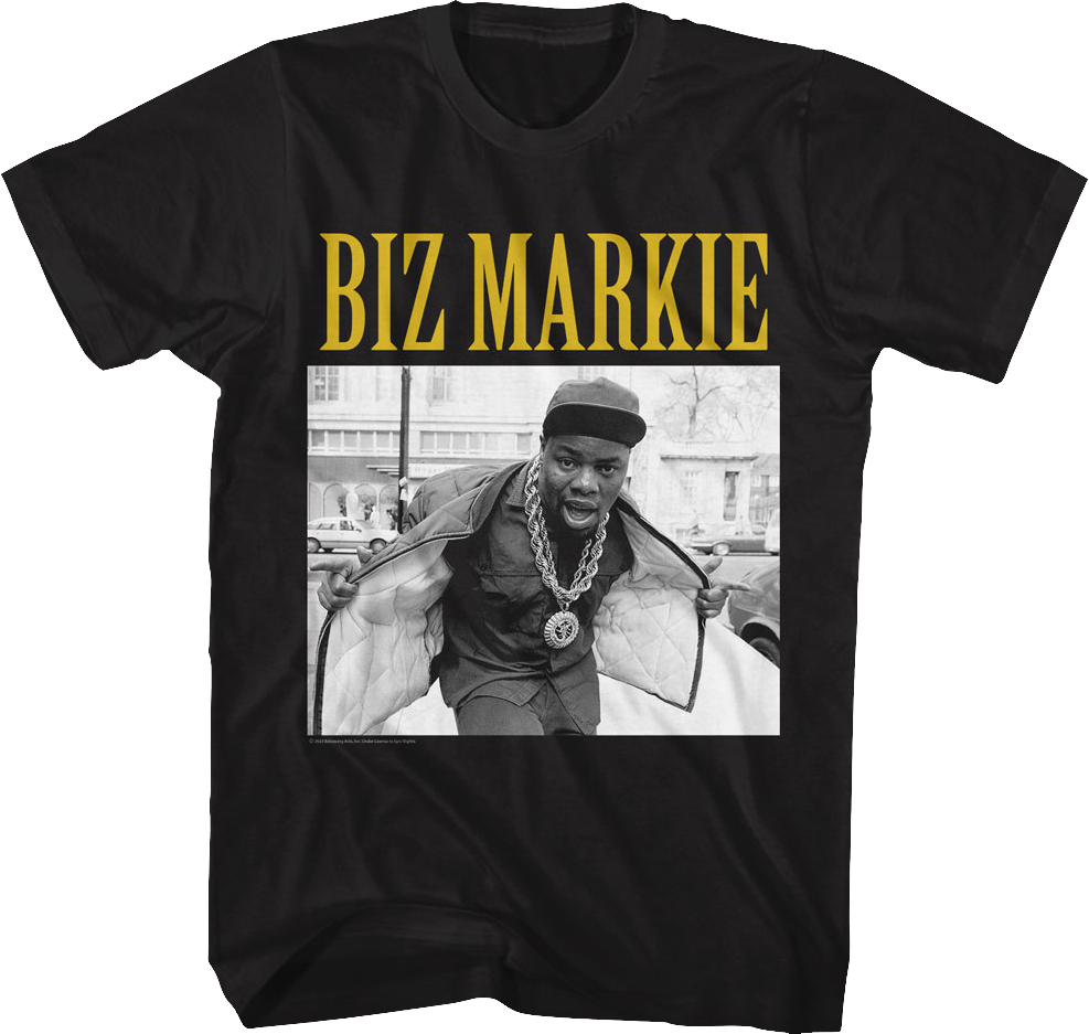 Black Photo Biz Markie T-Shirt Hoodie, Sweatshirt | CiraTrend.com (Image 1)
