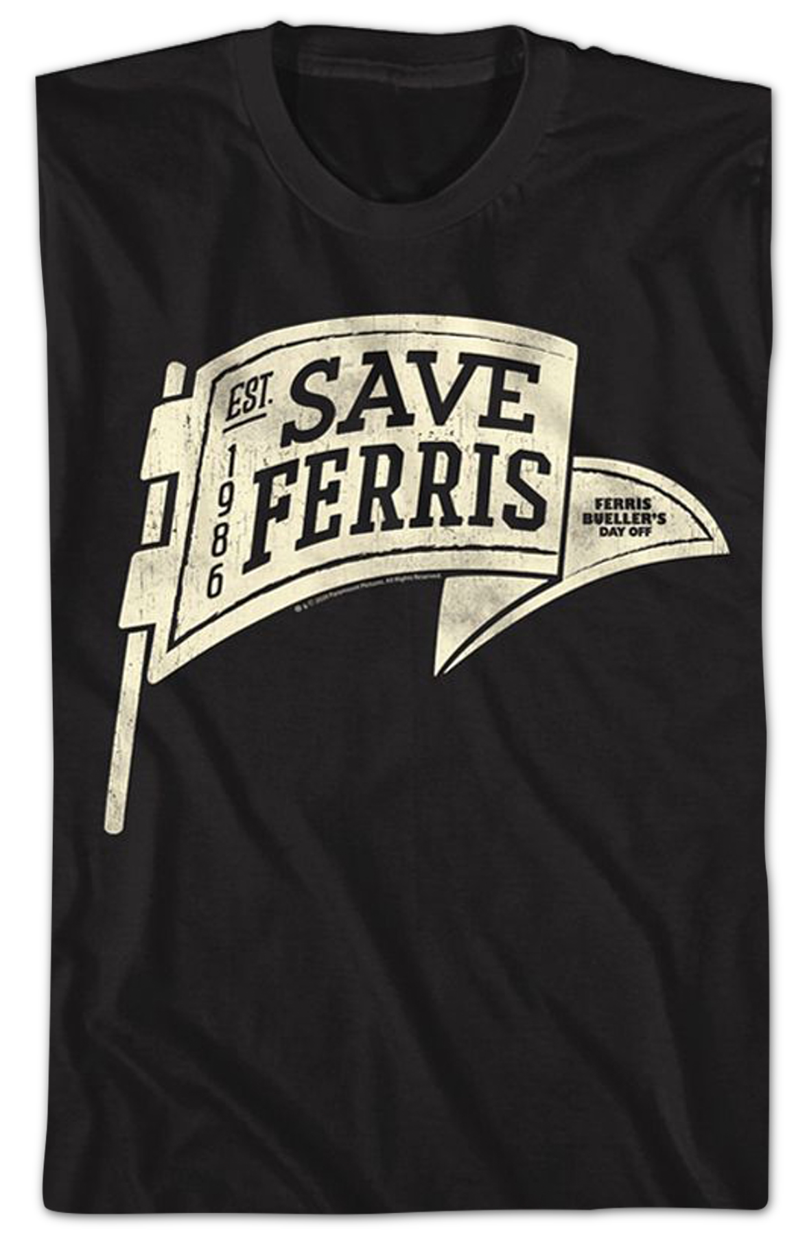 Black Save Ferris Pennant Ferris Bueller's Day Off T-Shirt Hoodie, Sweatshirt | CiraTrend.com (Image 2)